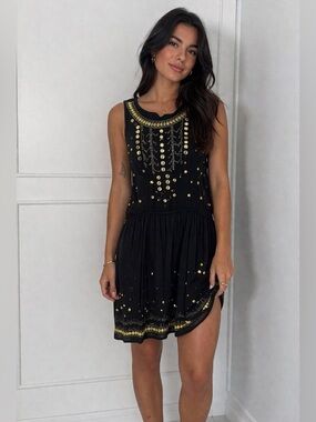 2 for $20✨Forever 21 Black and Silver Sequin Embellished Dress | Size Small